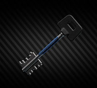 Escape From Tarkov Items PC Health Resort office key with a blue tape